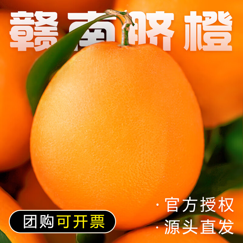 赣南脐橙江西赣州脐橙新鲜橙子现摘应季水果整箱送礼团购榨汁甜橙源头直发 10斤-9斤净重 钻石橙 单果60mm-75mm+