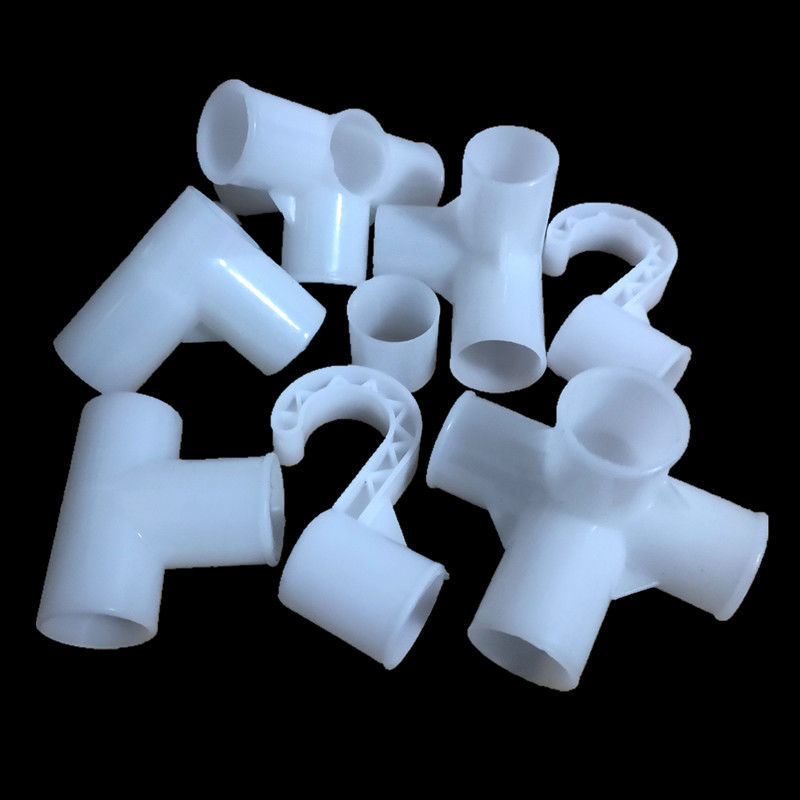 精益管材连接件管件链接配件 简易衣柜接头配件通用型三通接头25mm