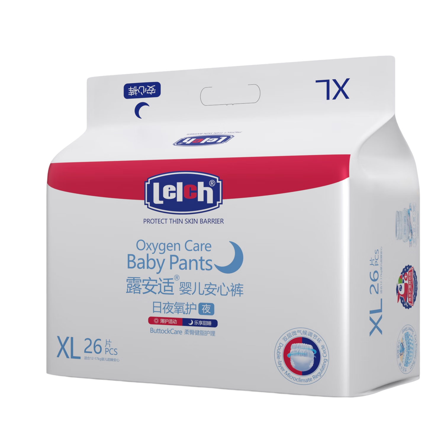 ¶���ʣ�Lelch���������Ŀ�XL26Ƭ(12-17kg)ҹ��������˯ Ӥ���Ӵ��������