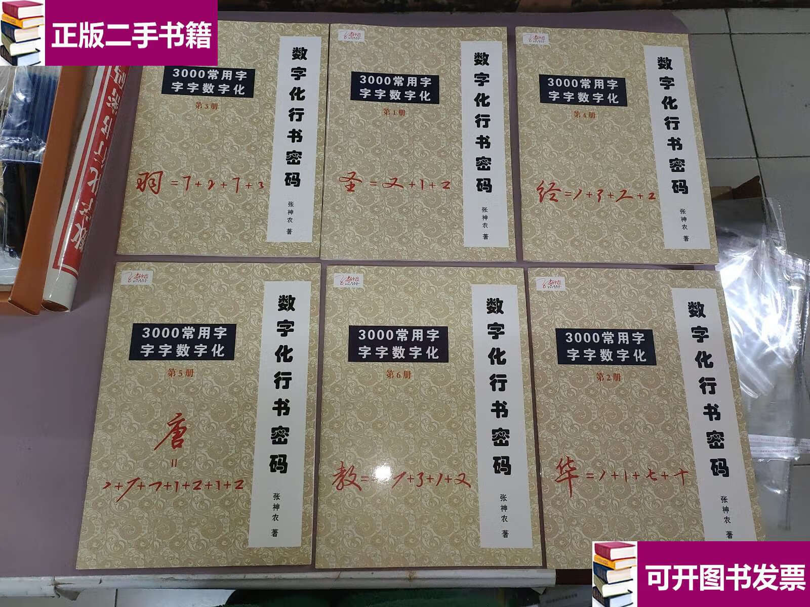 【二手9成新】张神农数字化练字法临摹版3000常用字字数字化 /张神农