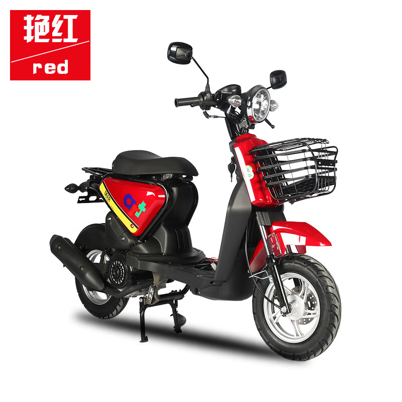 全新国四电喷灵鹿轻便型踏板车小型摩托车燃油助力车50cc可上蓝牌铃鹿