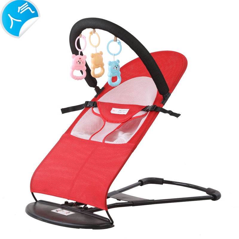 世嘉娜婴儿摇摇椅哄娃宝宝摇篮椅躺椅摇椅摇篮床安抚椅可折叠可调节