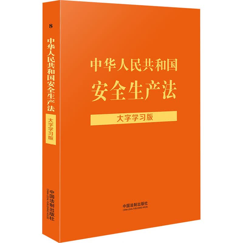 中华人民共和国安全生产法 大字学习版