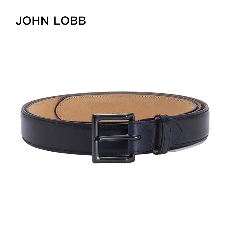 john lobb 男士 belt 022 海军蓝色 museum小牛皮 johnlobb皮带 95