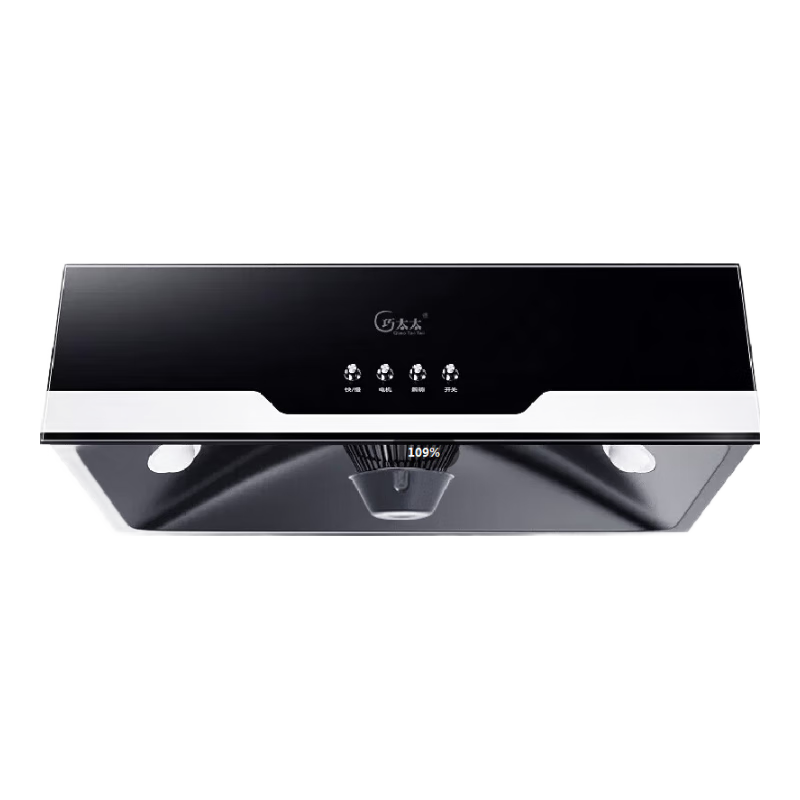 巧太太抽油烟机中式家用大吸力油烟机顶吸小尺寸老款脱排抽烟机油烟机灶具套装 【自行安装】单烟机按键款带烟管