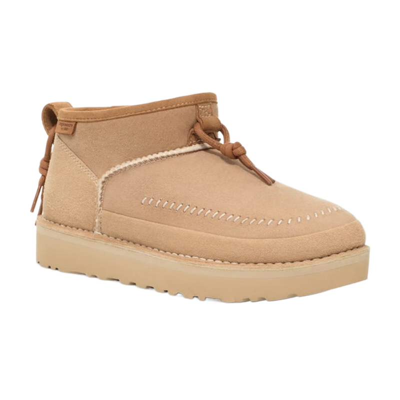 UGG Ůѥѩ��ѥ Ultra Mini Crafted ��Լʱ����ë���ޱ�ů������ѥ Sand/ɳɫ ��׼36/US5