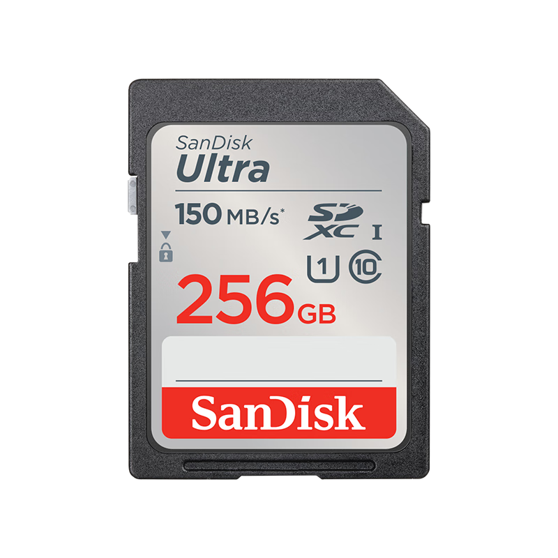 闪迪（SanDisk）256GB SD内存卡 U1 C10 至尊高速存储卡 读速150MB/s 全高清视频 数码相机理想伴侣