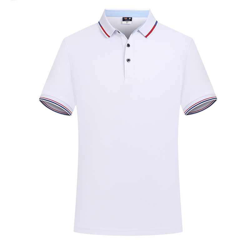 吴衣斯企业文化工作服polo衫定制logo男女短袖夏季广告衫体恤印字 (左