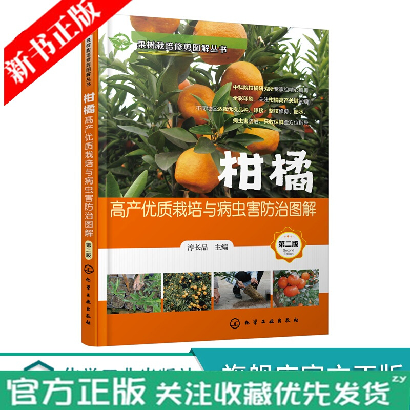 果树栽培修剪图解丛书 柑橘高产栽培与病虫害防治图解 柑橘培育书籍 图解柑橘栽培书籍 柑橘甜桔高 柑橘