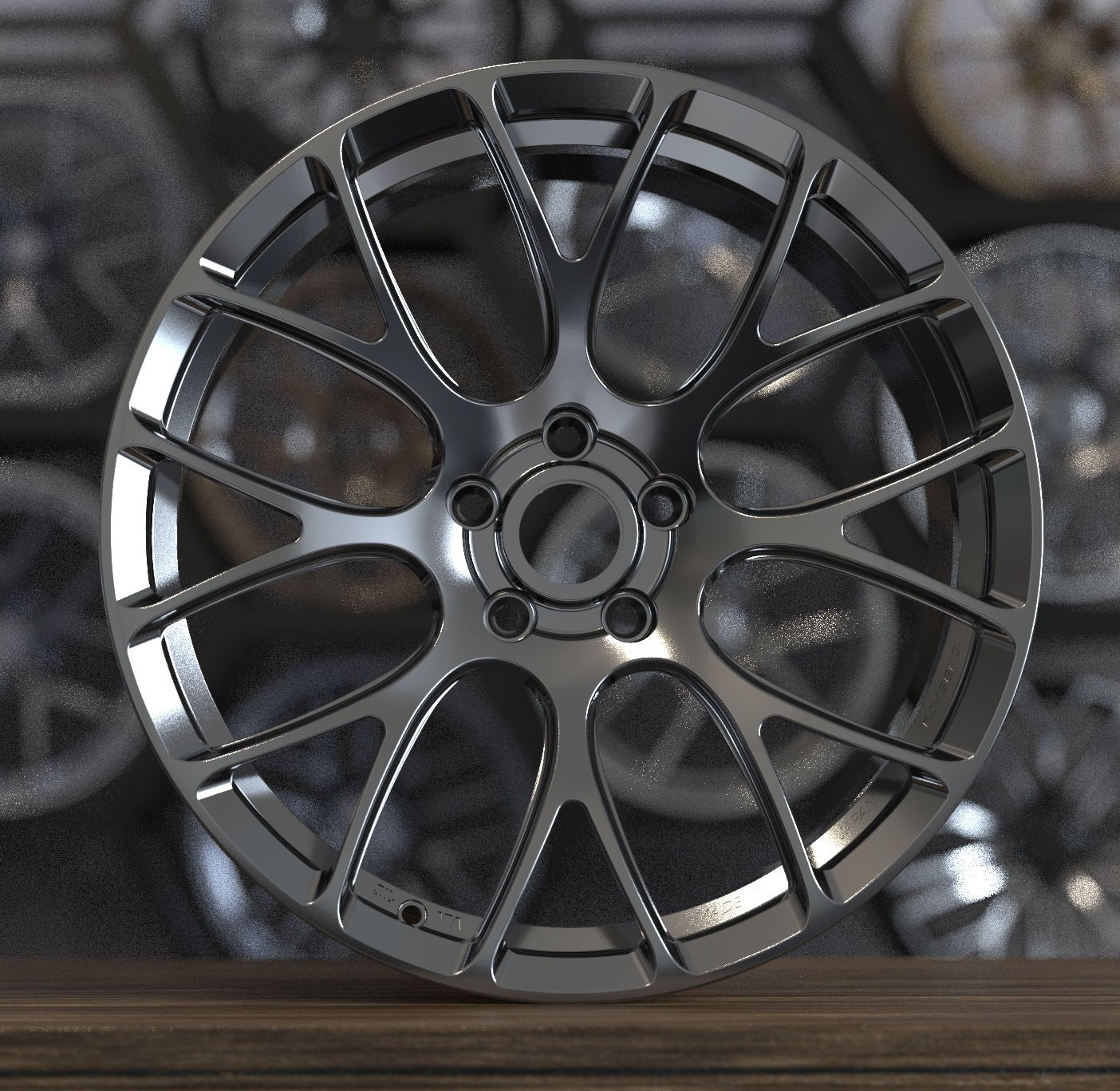 晏山订制rays锻造轮毂 g16/g025/te37/ze40/g25 advan gt 17/18/19寸