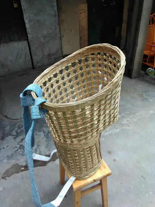 恒愎四川竹编背篓四川特色工艺品竹编制品纯手工竹编背篼竹编娃 竹编