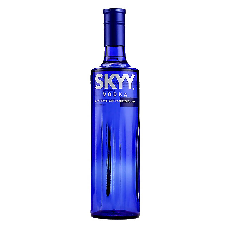 深蓝(skyy)伏特加 蓝天伏特加 skyy vodka 美国原装进口 洋酒调酒