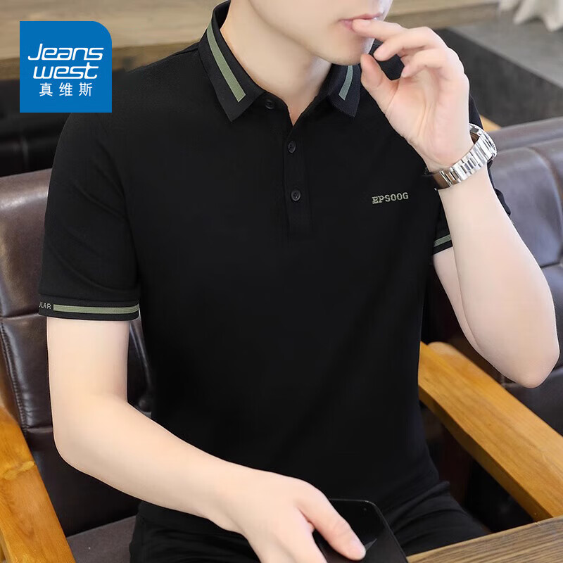 ���ڲ�������ά˹��Jeanswest������polo�����ļ��߶���������2026��ʿ�¿�������������·� ��ɫ XL 54.3Ԫ