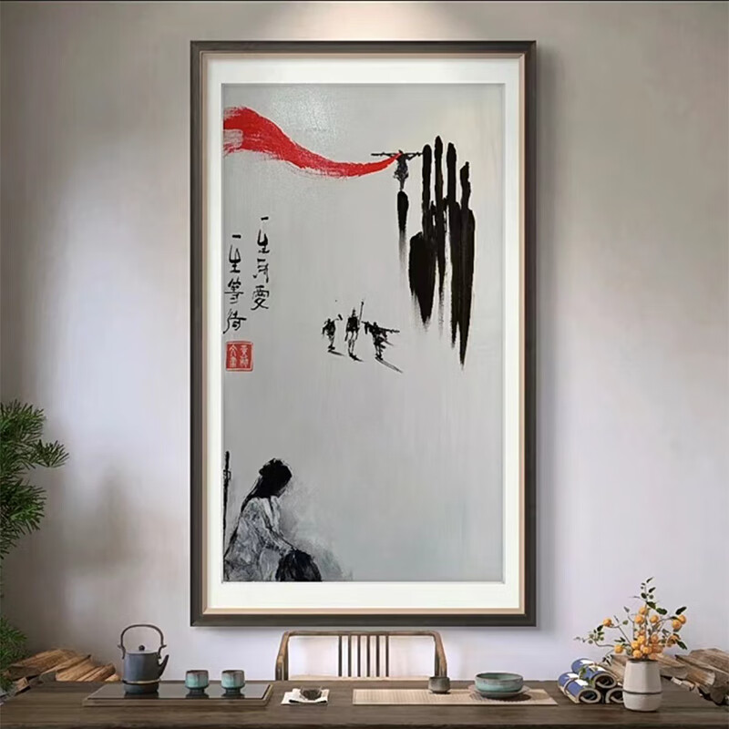 大话西游五指山画一生所爱壁画宝紫霞仙子入户玄关客厅装饰画 一生所