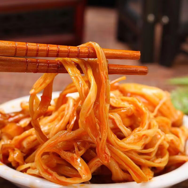 香辣金针菇90克袋装开袋即食金针菇下饭菜休闲零食咸菜零食食材 香辣