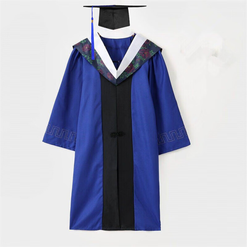 學(xué)士服碩士學(xué)位服博士導(dǎo)師畢業(yè)禮服袍男女大學(xué)生通用醫(yī)科工科文科 碩士【白色醫(yī)科】配塑料帽 S【柔美尼】
