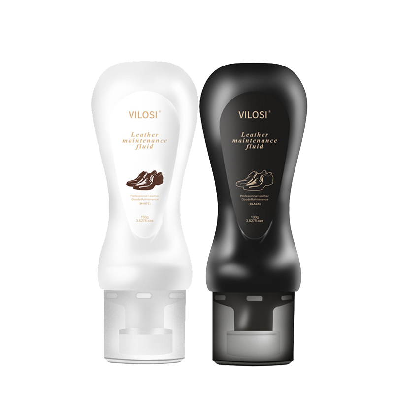 vilosi高級液體鞋油黑色100ml+無色100ml皮鞋皮包真皮保養(yǎng)油拋光養(yǎng)護