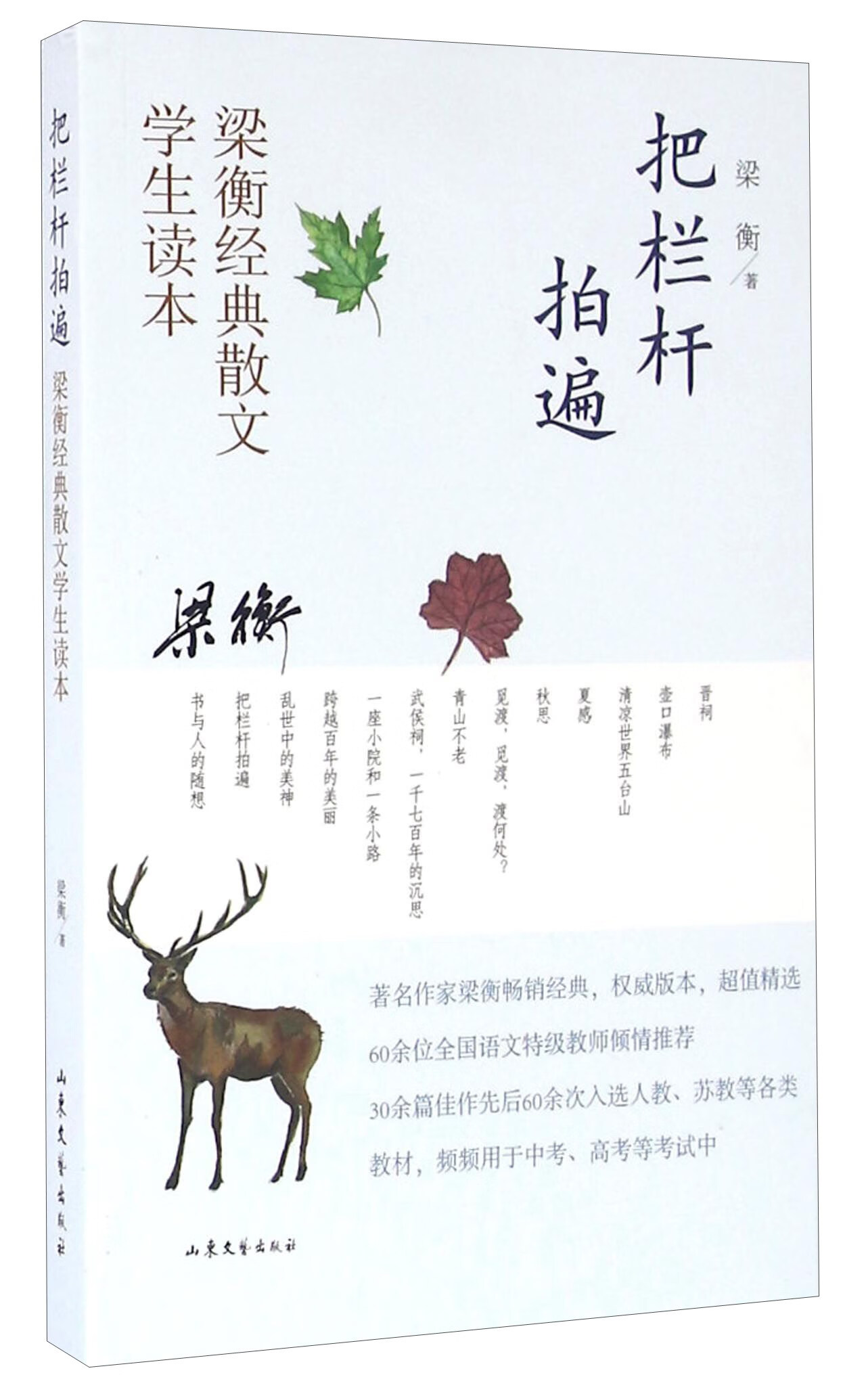 梁衡经典散文 把栏杆拍遍【正版图书,放心购买】