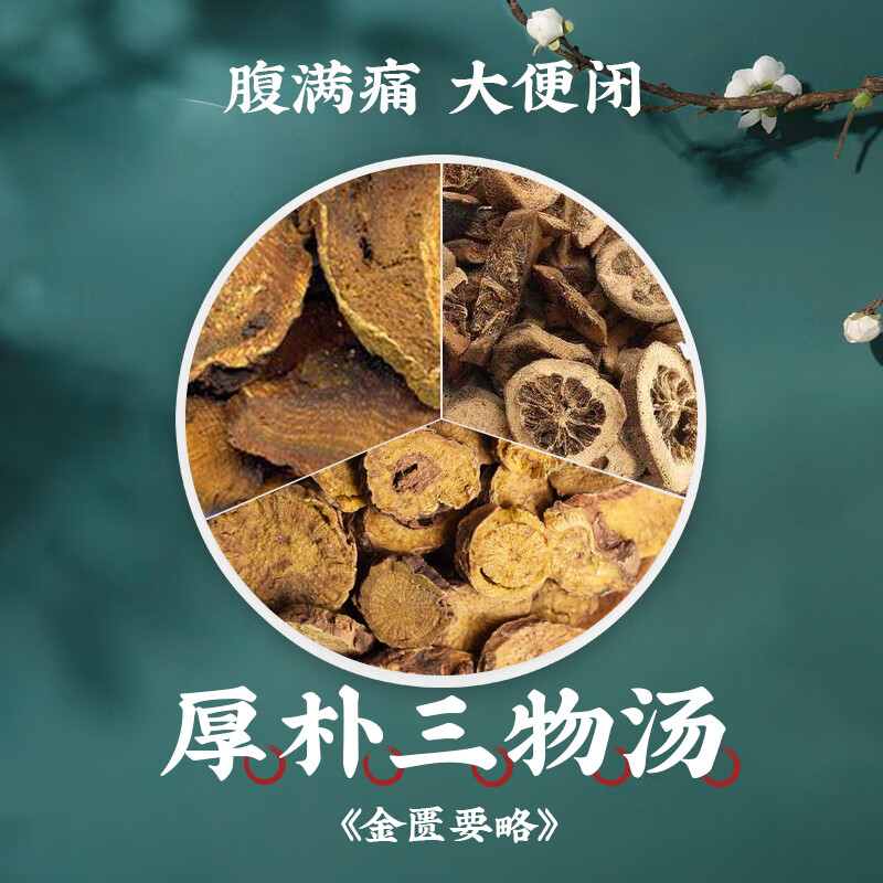 方回春堂 厚朴三物汤 腹满痛大便闭 姜厚朴枳实大黄 中药材中药饮片