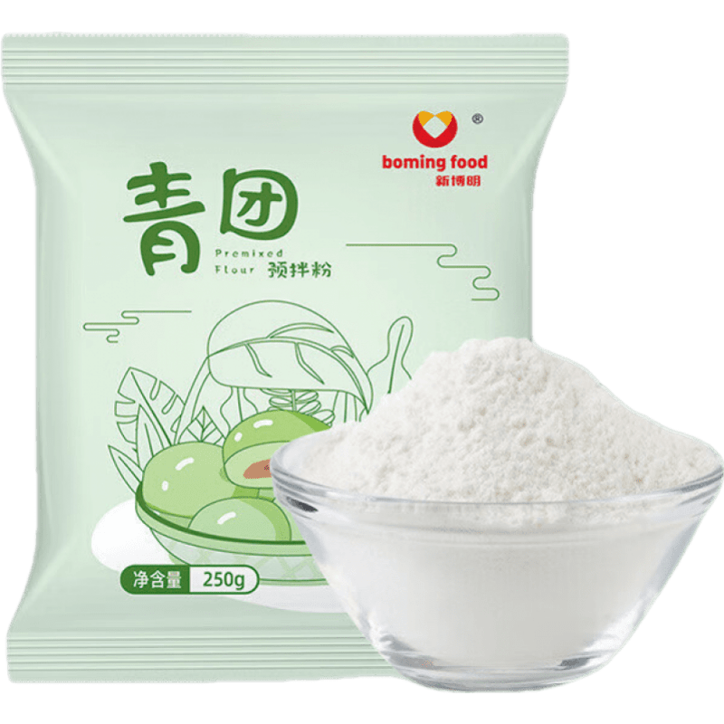 新博明青團(tuán)預(yù)拌粉自制清明青團(tuán)食用艾草青團(tuán)粉家用烘焙 3袋