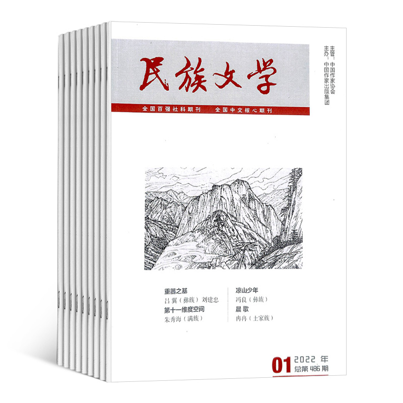 【满200减100】民族文学杂志 2026年1月起订 1年共12期 杂志铺 民族文学文化学习交流 少数民族文学刊物
