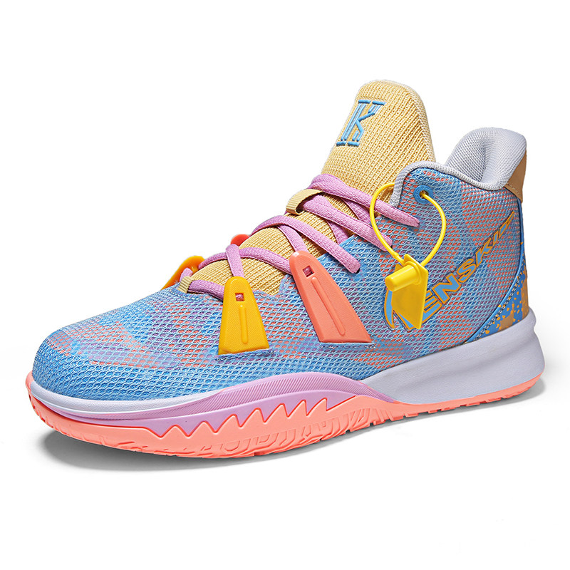 欧文8代7篮球鞋男鸳鸯双色球鞋男生学生水泥防滑训练aj气垫6科比5儿童