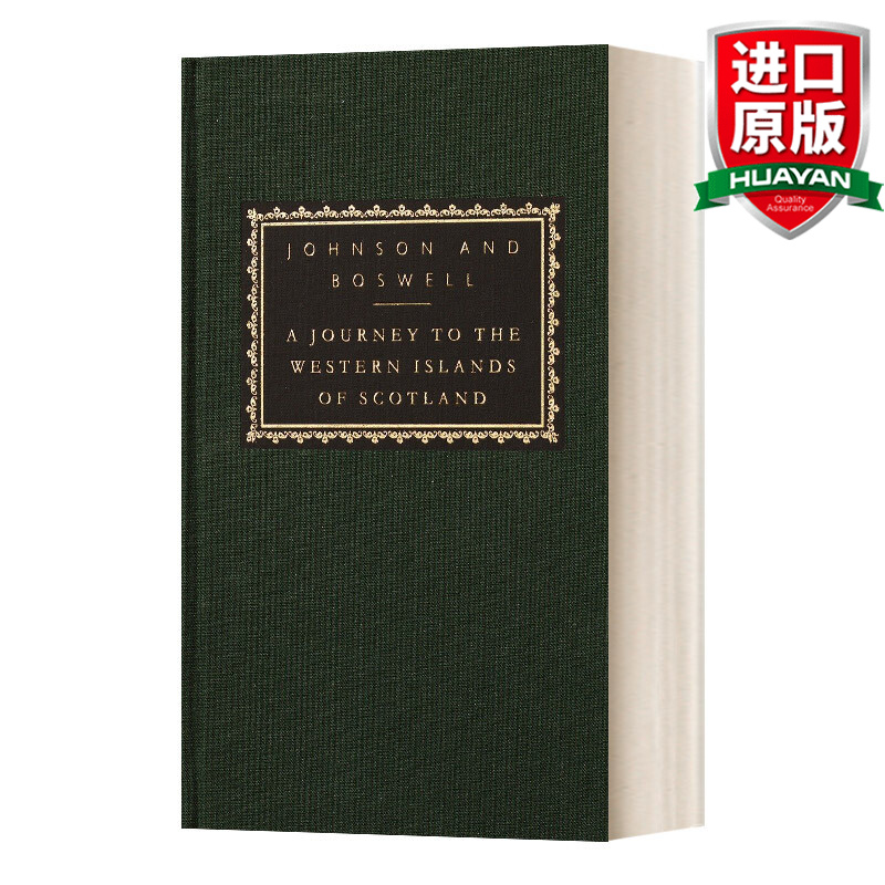 A Journey to the Western Islands of Scotland 英文原版 苏格兰西部岛屿之旅 人人图书馆精装收藏版 英文版 进口英语原版书籍