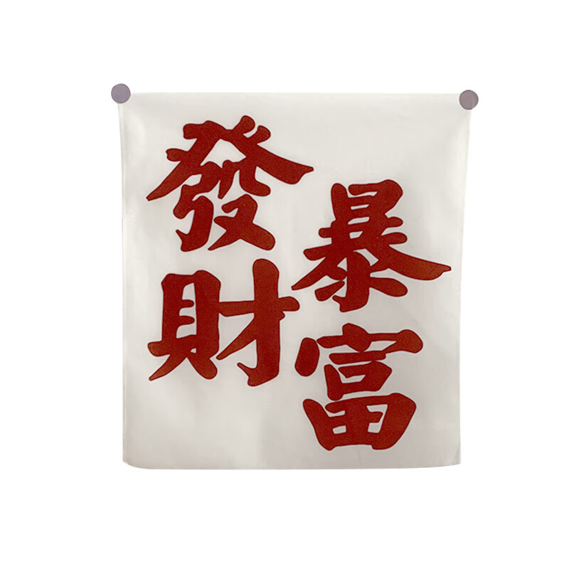 ins背景布励文字布艺租房2023新款装饰宿舍卧室床头墙壁挂布 万事胜意