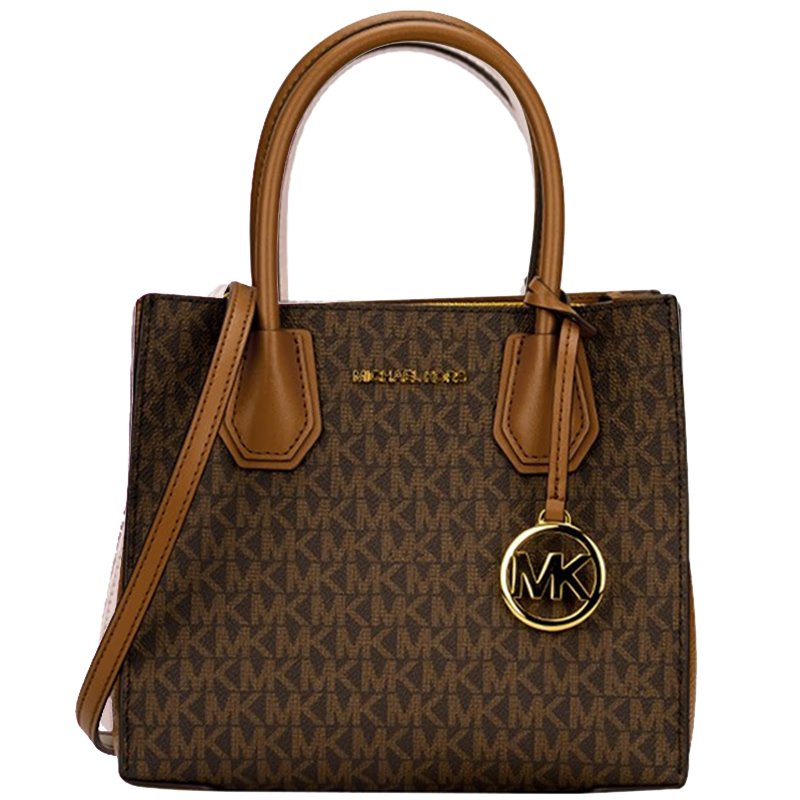 MK 女包 迈克·科尔斯（MICHAEL KORS） MERCER系列 皮革手提斜挎包 棕色款 35S1GM9M2B BROWN100021666942