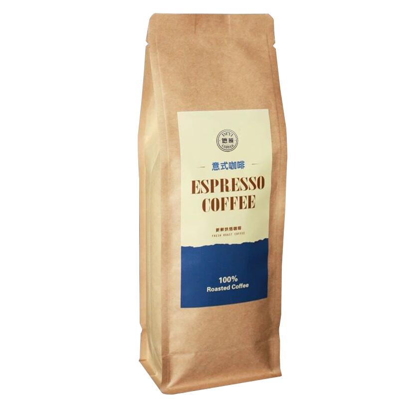 德颐意式风味咖啡豆阿拉比卡新鲜烘焙生豆产区危地马拉哥伦比亚拼配 袋装 454g 1袋