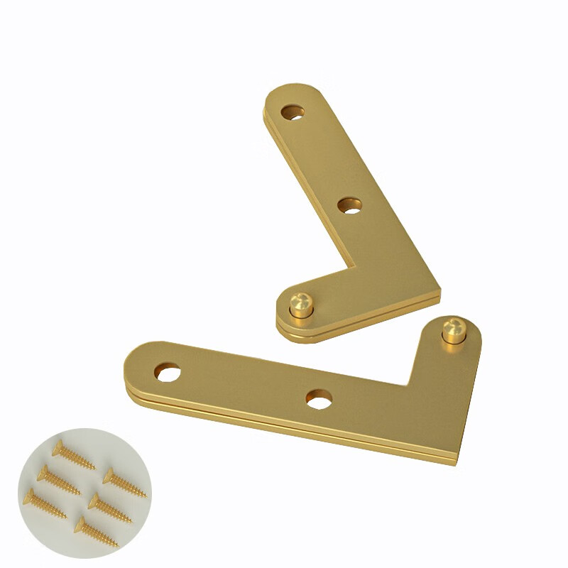 莱瑟 黄铜鸡嘴铰链360天地暗门合页转轴暗藏隐形柜门合页 铜鸡嘴铰【2
