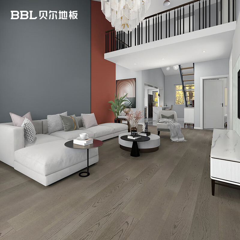 贝尔(bbl)门店同款】贝尔地板 周年甄选系列 实木复合地板 15mm hl001