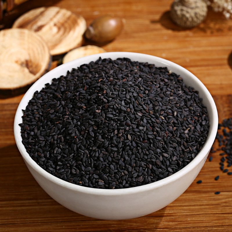 【3斤】【新货】炒熟黑芝麻 熟即食干吃黑芝麻粒农家免洗500g*3袋