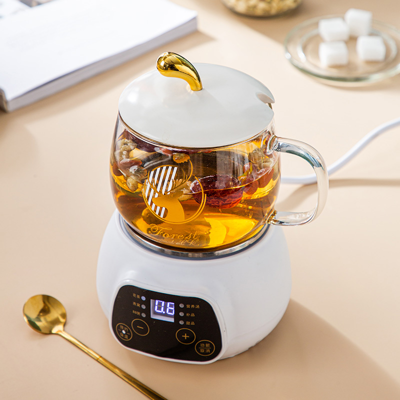 素美吉(sumeiji)养生壶迷你多功能小型养生杯花茶炖煮壶恒温水壶电炖