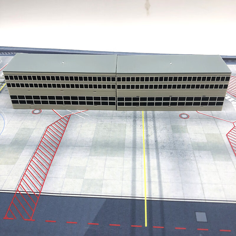 天智星机场航站楼模型1/400机场地勤车廊桥指挥塔路灯地勤纸客机配件