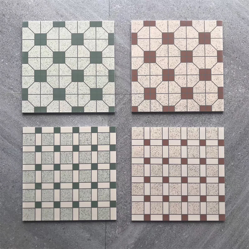 哲弘地复古港式花砖300x300餐厅防滑地砖大通冰室仿马奶茶店瓷砖 a款