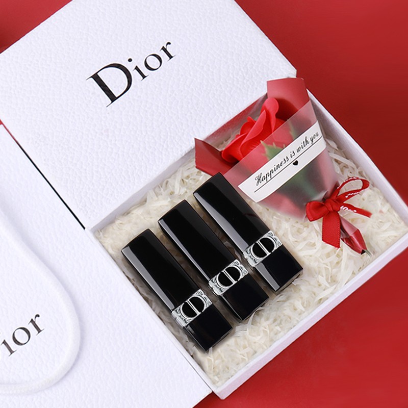 dior迪奥口红礼盒套装999丝绒888哑光772豆沙804元秒杀