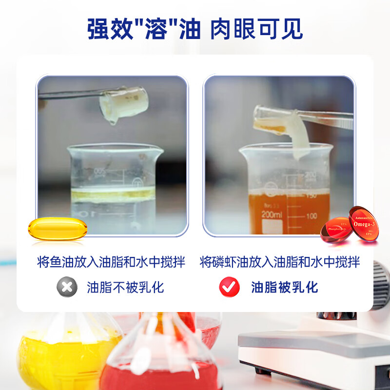 vik海汇康纯南极磷虾油43%海洋磷脂鱼油升级磷脂型Omega-3EPA中老年 2瓶进阶套装