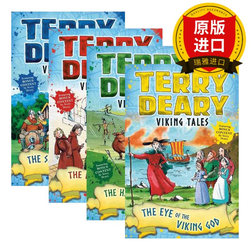 talesy viking tales 北欧海盗维京人的传说4册 儿童章节桥梁故事书