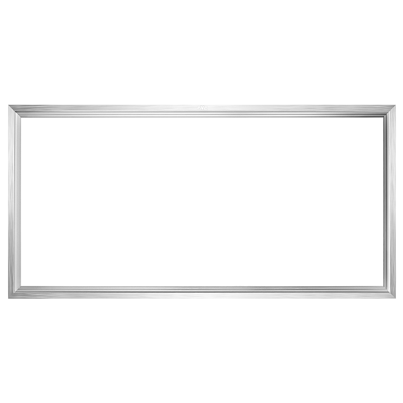 雷士(NVC)led集成吊顶灯 面板灯平板灯铝材卫生厨房直下式杀菌厨卫灯 24W拉丝银