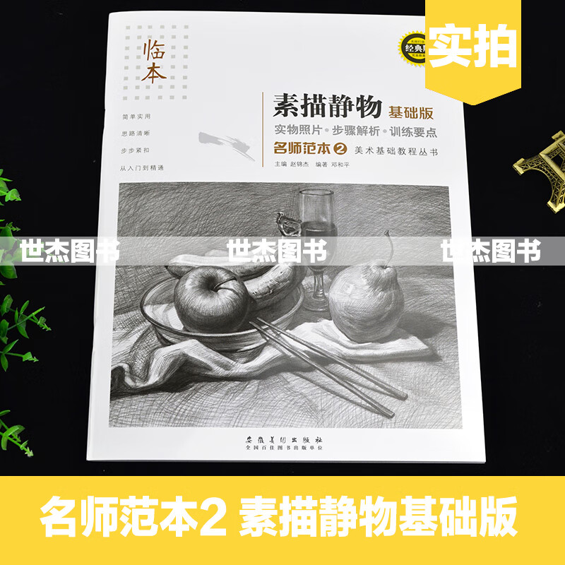 正版包邮 名师范本2 素描静物基础版 临本经典版美术基础教程入门自学