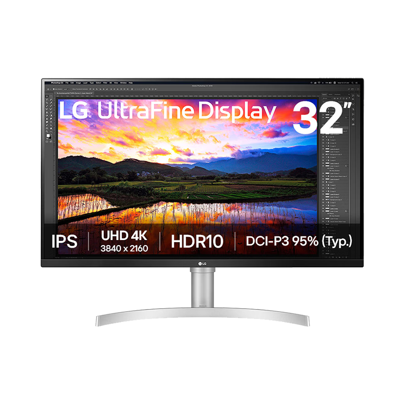 LG 32UN650 31.5Ӣ 4Kʾ IPS ɫͼ   ̨ʽʾ Ʒ 32UN650K-Wʵ1849Ԫ