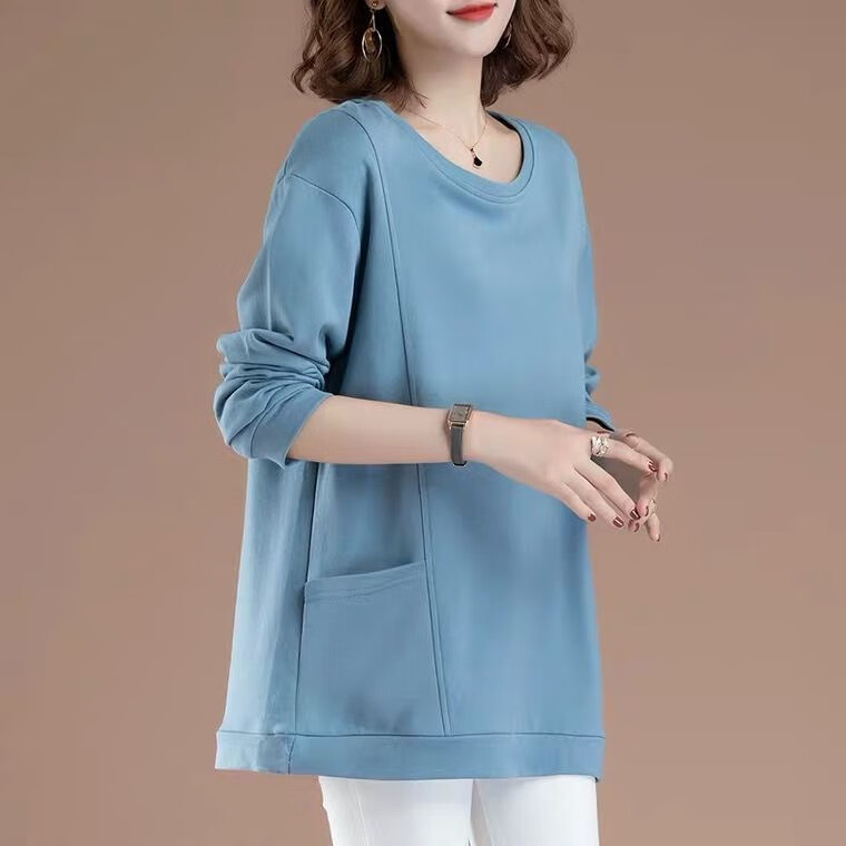 格瑞择(geruize)40至50岁女人春天穿的洋气质女装衣服妈妈卫衣春秋款