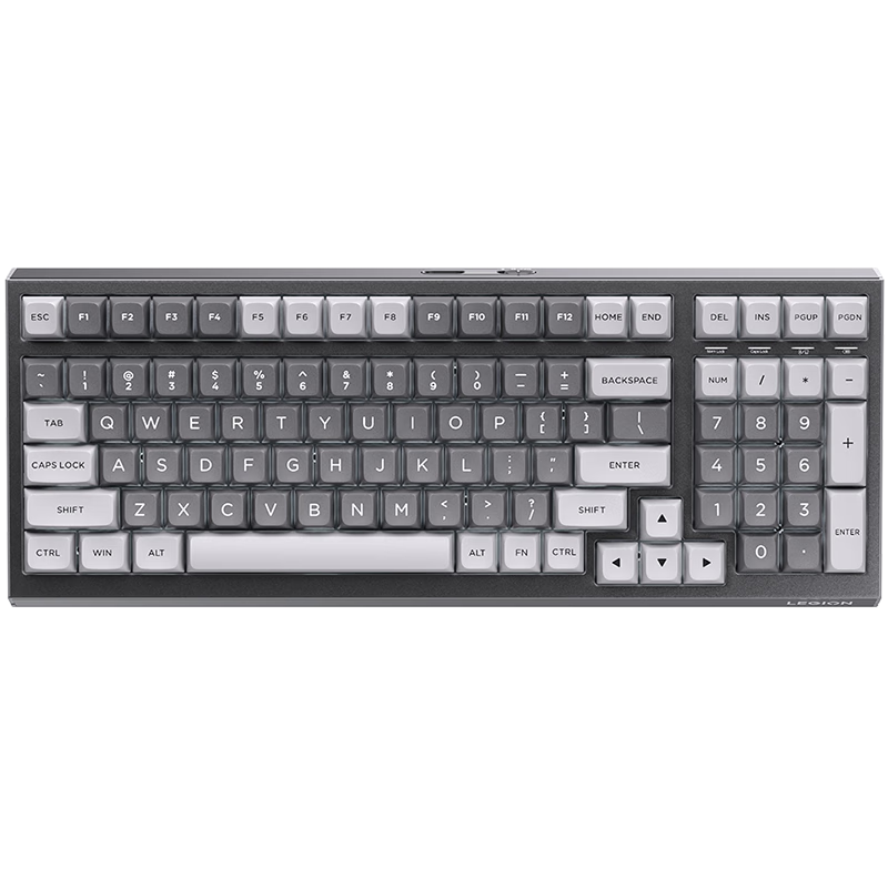 LEGION 联想拯救者 K7 100键 2.4G蓝牙 多模无线机械键盘 钛晶灰 佳达隆G Pro轴黄轴 RGB