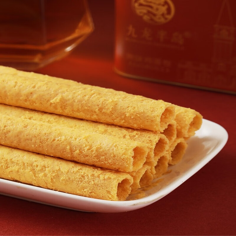 九龙半岛九龙半岛铁盒蛋卷 香港半岛酒店鸡蛋卷448g礼盒装 港式风味