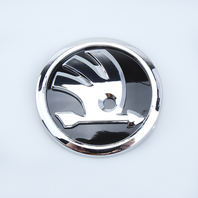 蔻均缕斯柯达昊锐昕锐速派明锐晶锐改装前后车标前圆标车尾中网标新标