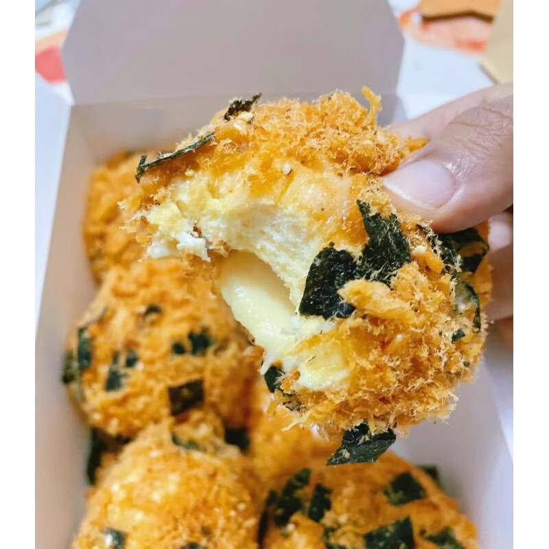 俏滋郎鲍师傅糕点肉松小贝海苔蟹黄可可坚果黑松露现做糕点线下美食