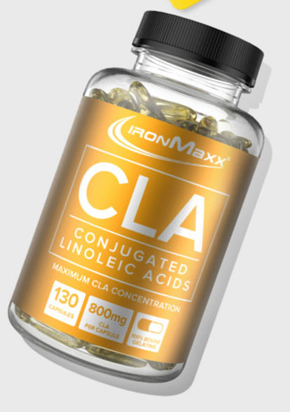 ironmaxx艾德迈cla共轭亚油酸软胶囊阻断碳水断糖亚麻酸德国进口