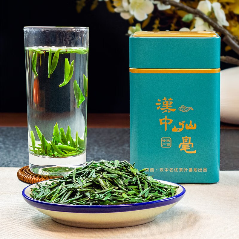 漢江春2025新茶漢中高山綠茶仙毫頭采新茶西鄉(xiāng)午子仙毫茶葉雀舌 明前特級100克*1罐