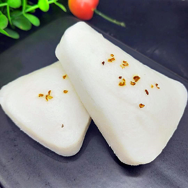 虎钢馋白糖桂花糕300g甜发糕馒头儿童早餐蒸糯米糕点心酒店宴席冷冻